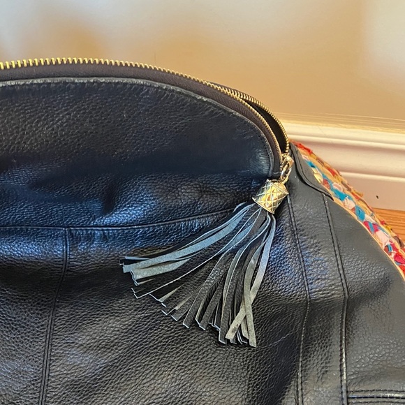 Onna Ehrlich Rachel Black Leather Hobo Bag - Picture 5 of 9